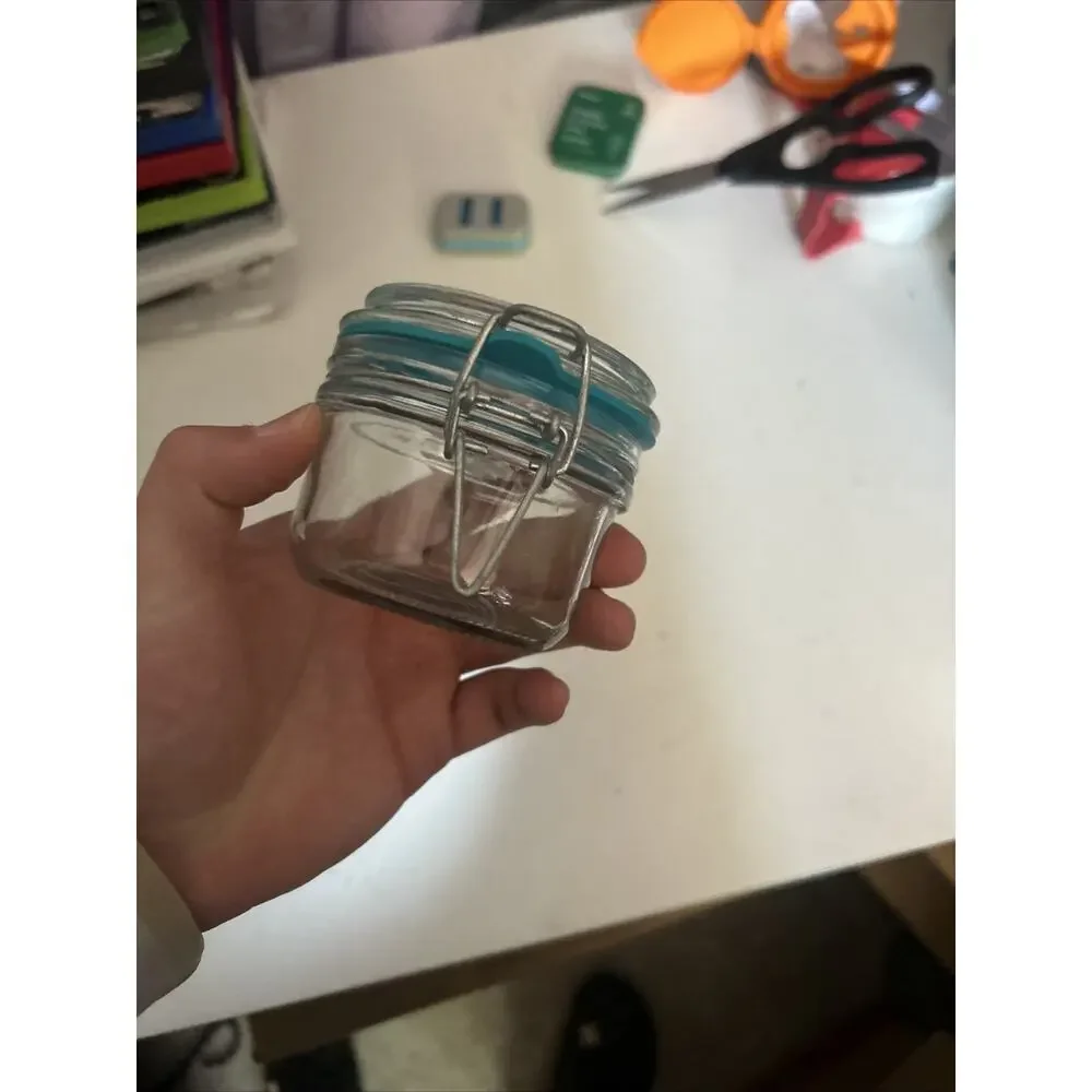 Unbranded jars colored